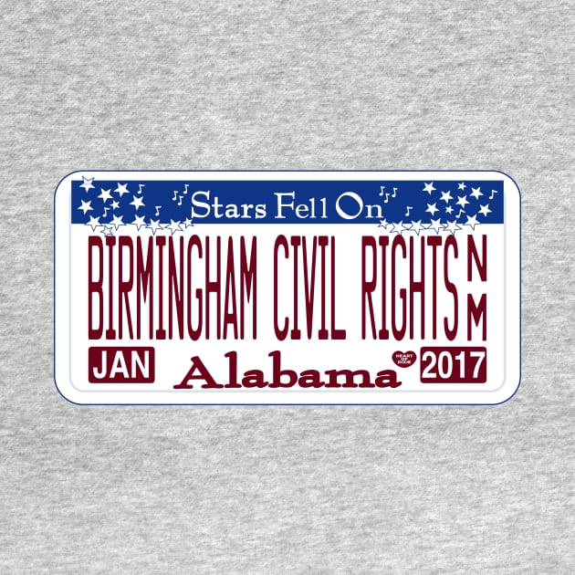 Birmingham Civil Rights National Monument License Plate by nylebuss